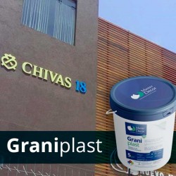 Revestimiento para muros, graniplast, granalla
