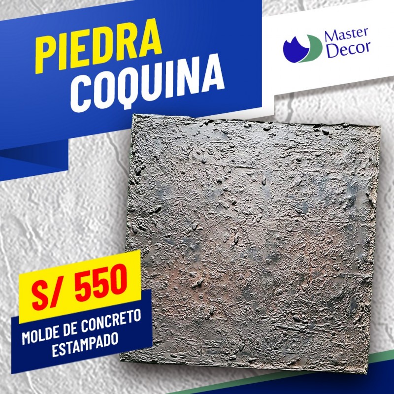 Molde de Piedra Coquina por pieza
