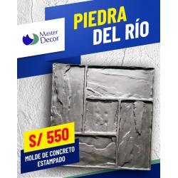 Molde de Piedra del Rio por pieza