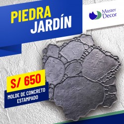 Molde de Piedra Jardin por pieza