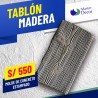 Molde de Piedra Tablon Madera por pieza