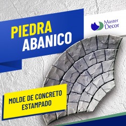 Molde de Piedra Abanico por pieza