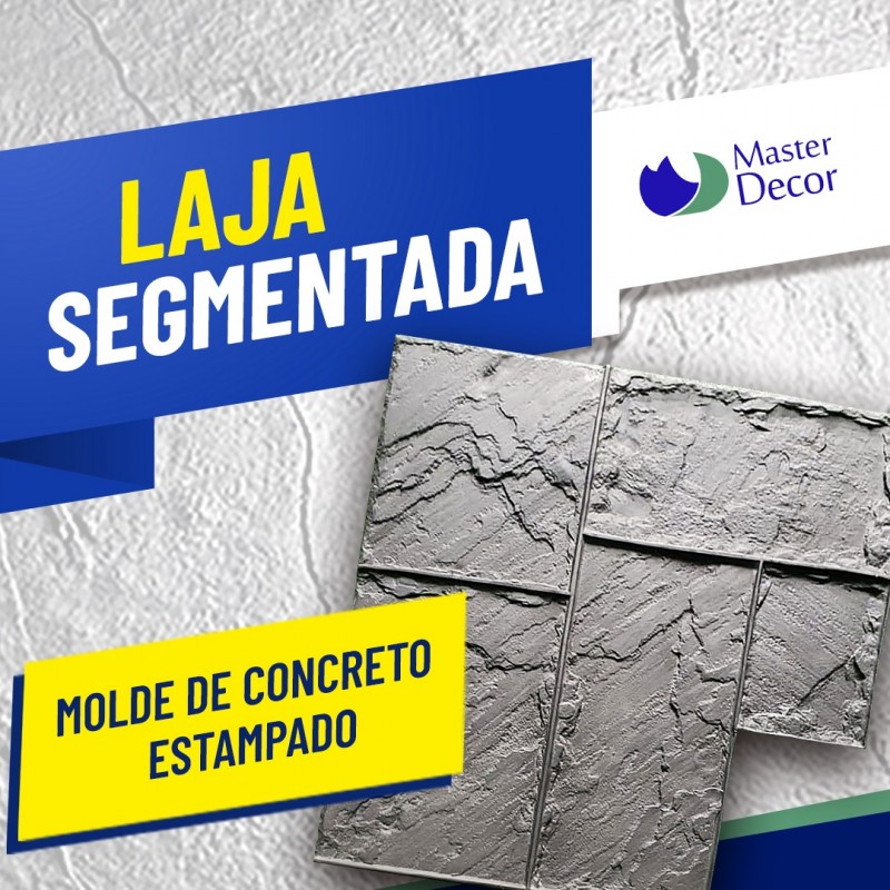 Molde de Piedra Laja Segmentada por pieza