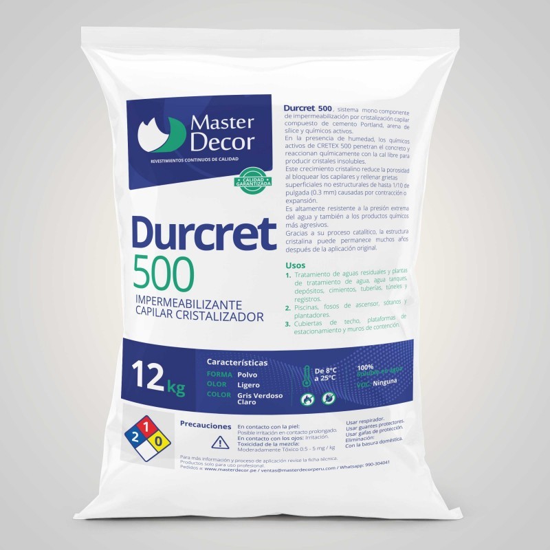 Impermeabilización por Cristalización