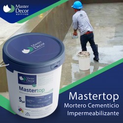 Mastertop 5 GLN Impermeabilizante bicomponente capa blanca
